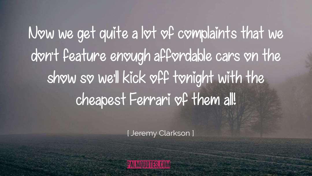 Cheapest quotes by Jeremy Clarkson