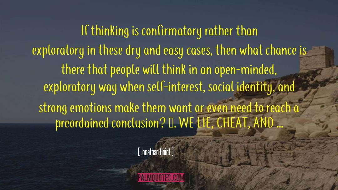 Cheat quotes by Jonathan Haidt