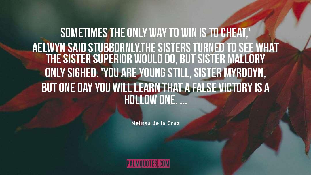Cheat quotes by Melissa De La Cruz