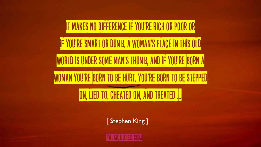 Cheated On quotes by Stephen King