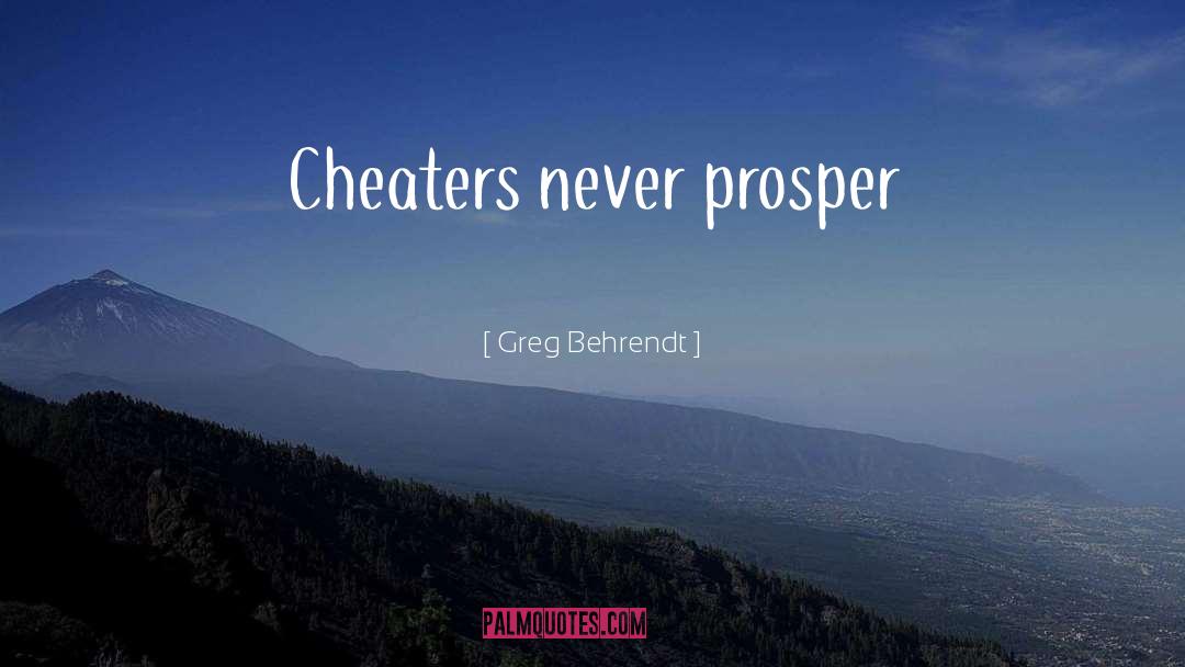 Cheaters quotes by Greg Behrendt