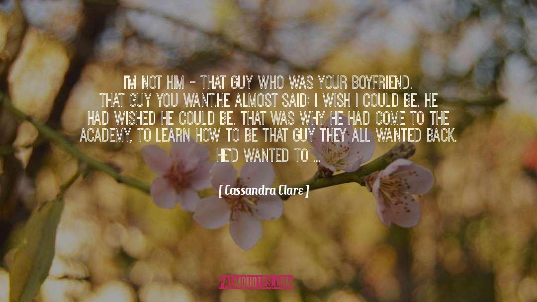 Cheating Boyfriend quotes by Cassandra Clare
