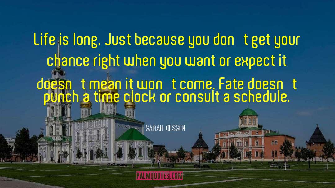 Cheating Fate quotes by Sarah Dessen