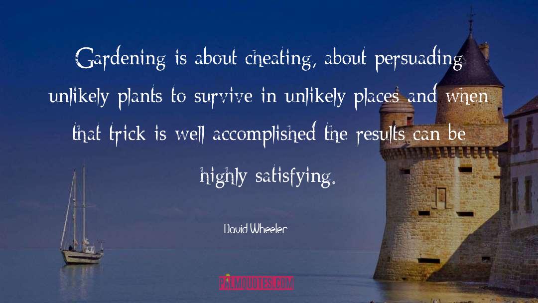Cheating Fate quotes by David Wheeler