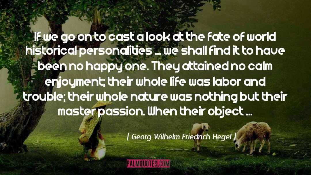 Cheating Fate quotes by Georg Wilhelm Friedrich Hegel