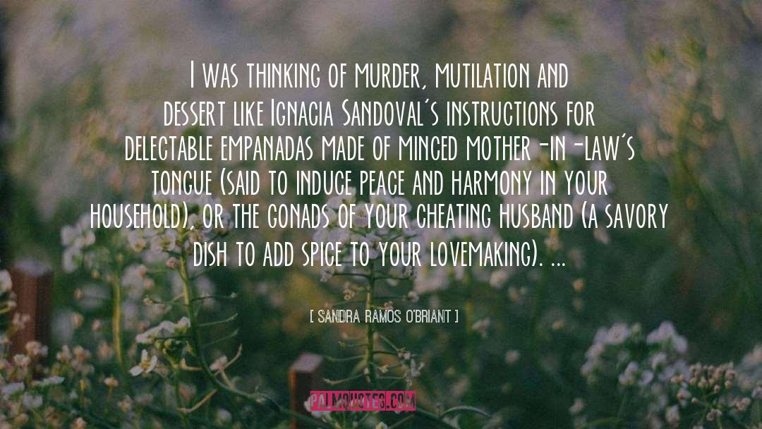 Cheating Husband quotes by Sandra Ramos O'Briant