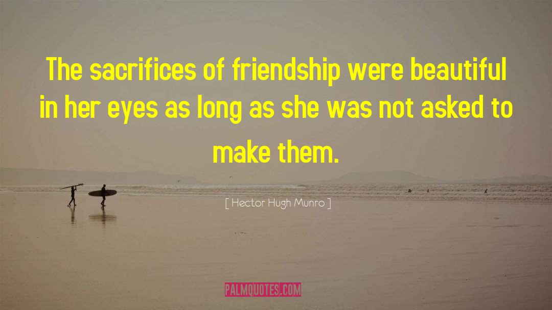 Cheating In Friendship quotes by Hector Hugh Munro