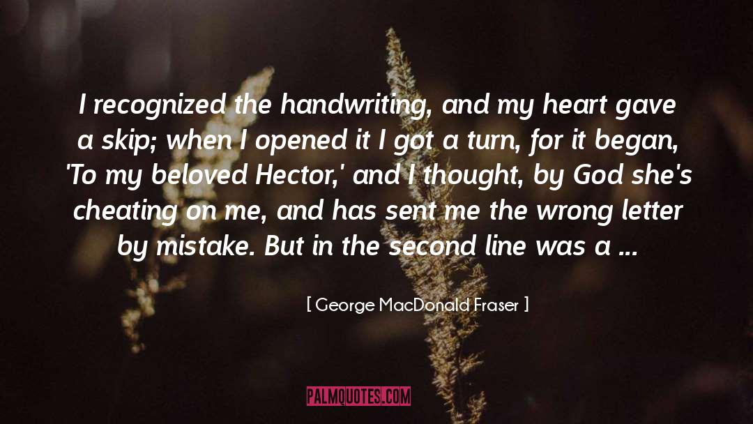 Cheating On Me quotes by George MacDonald Fraser