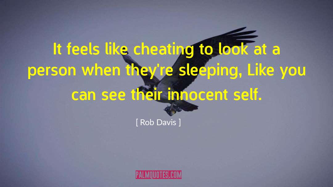 Cheating quotes by Rob Davis