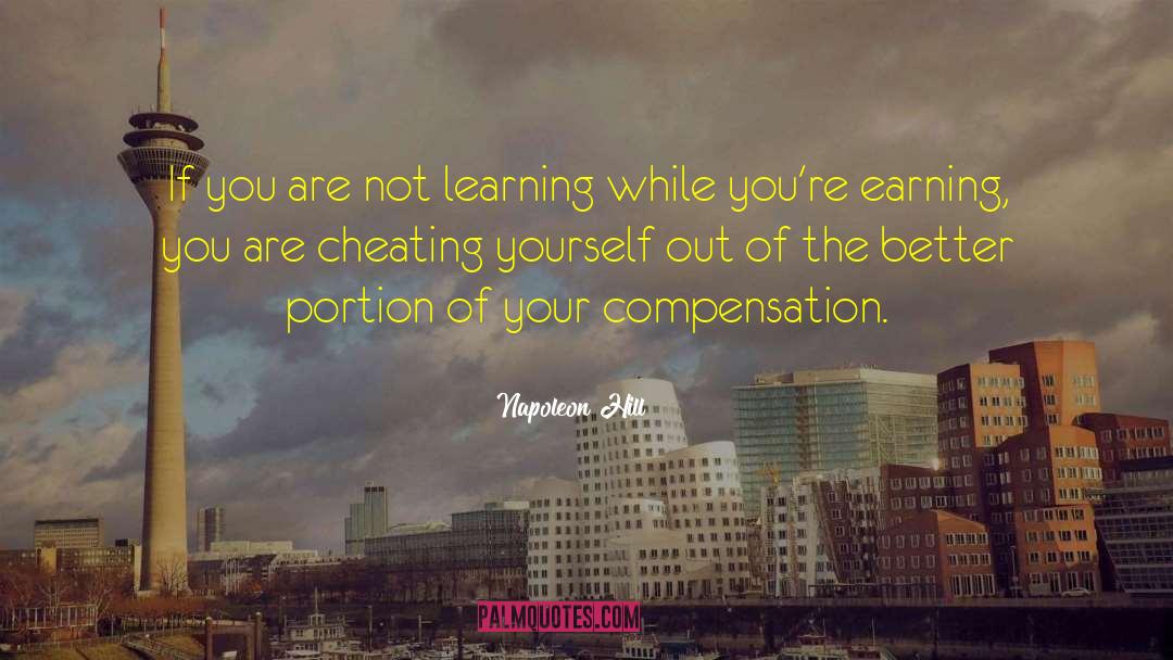 Cheating Yourself quotes by Napoleon Hill