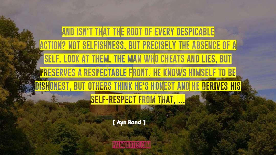 Cheats quotes by Ayn Rand