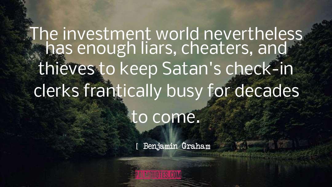 Check In quotes by Benjamin Graham