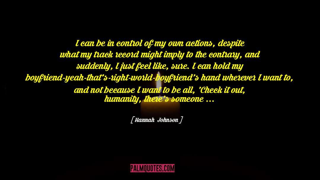 Check It Out quotes by Hannah  Johnson