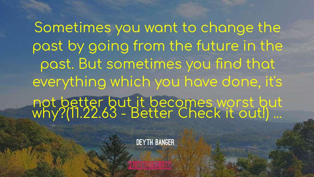 Check Up quotes by Deyth Banger