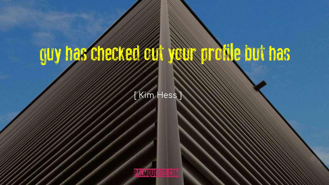 Checked Synonym quotes by Kim Hess