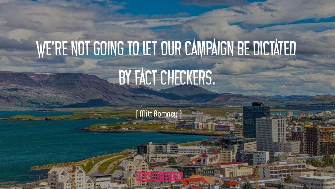 Checkers quotes by Mitt Romney