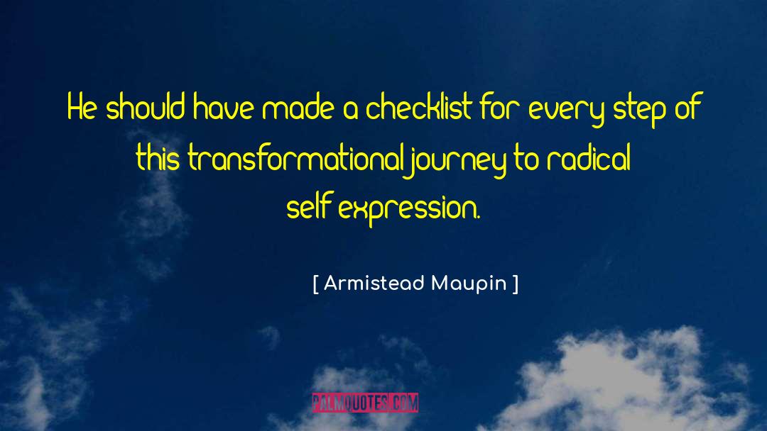 Checklist quotes by Armistead Maupin