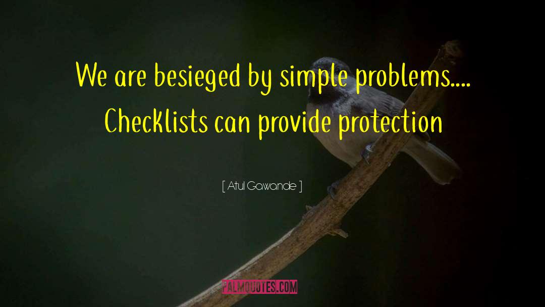 Checklists quotes by Atul Gawande