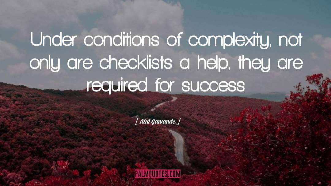 Checklists quotes by Atul Gawande