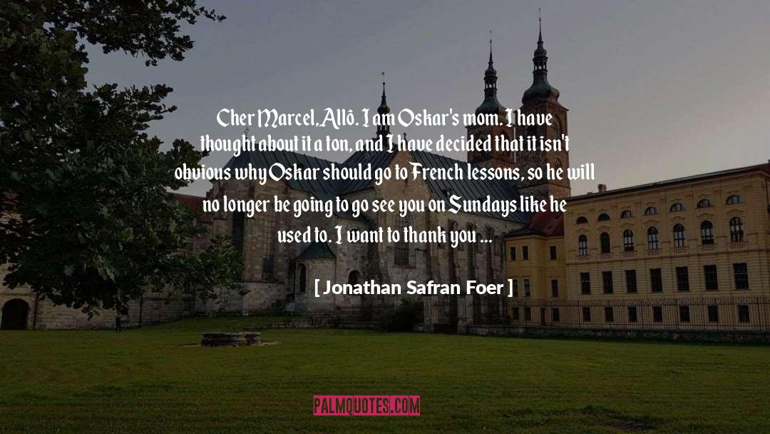 Checks quotes by Jonathan Safran Foer