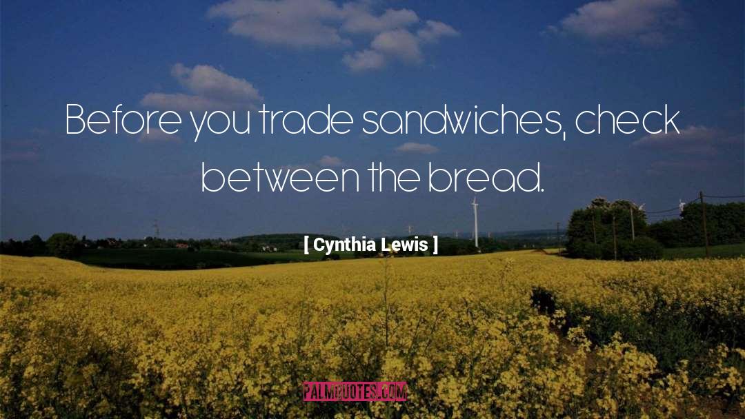 Checks quotes by Cynthia Lewis
