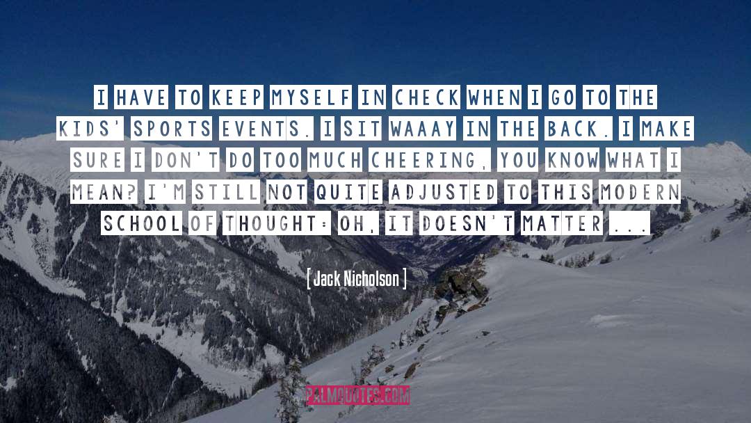 Checks quotes by Jack Nicholson