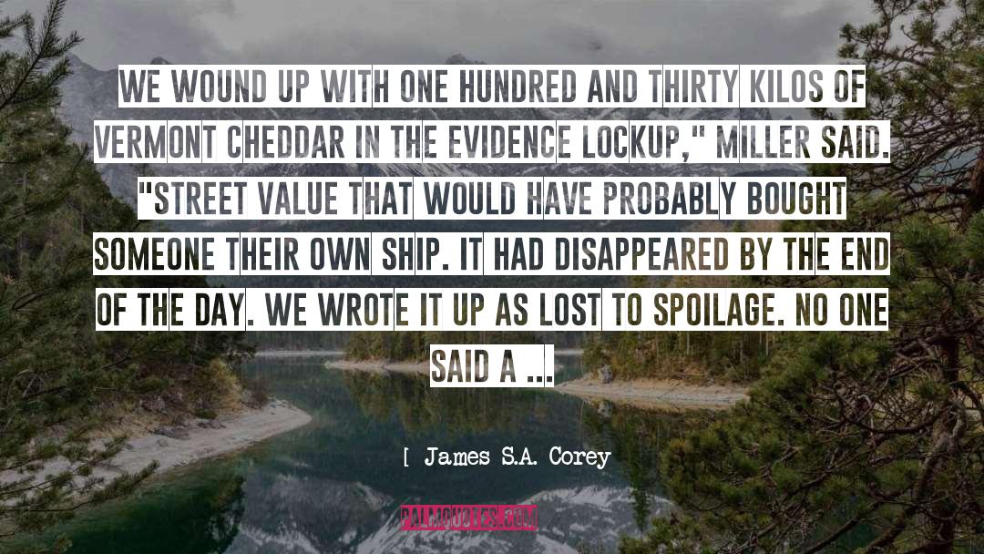 Cheddar quotes by James S.A. Corey