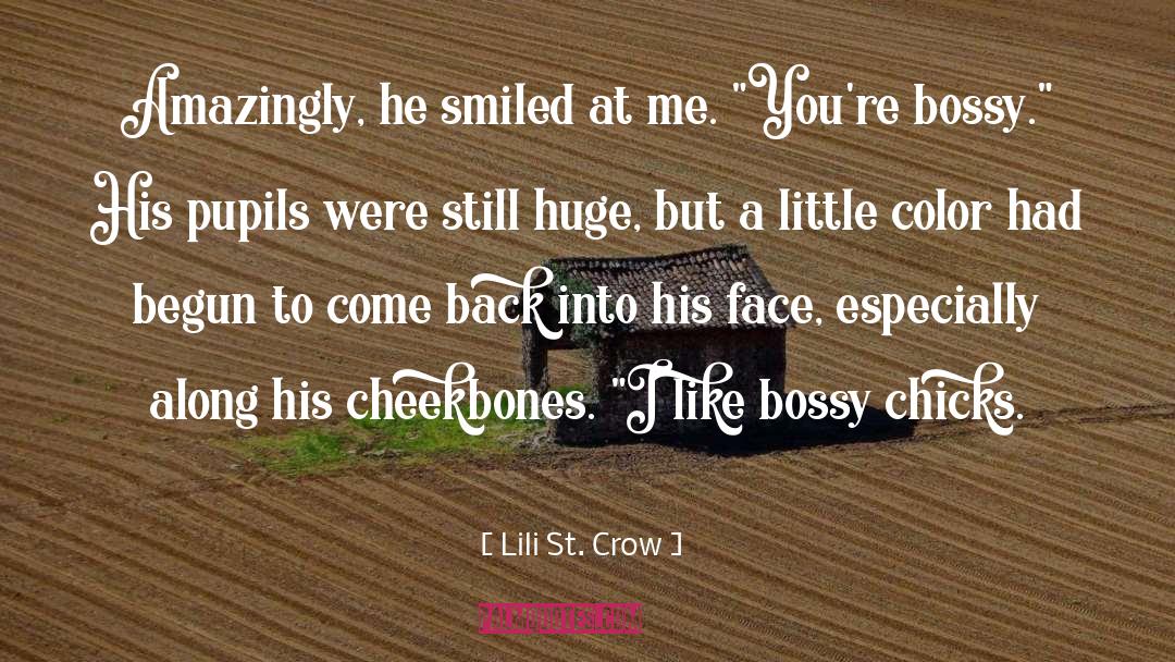 Cheekbones quotes by Lili St. Crow