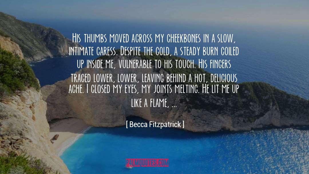 Cheekbones quotes by Becca Fitzpatrick