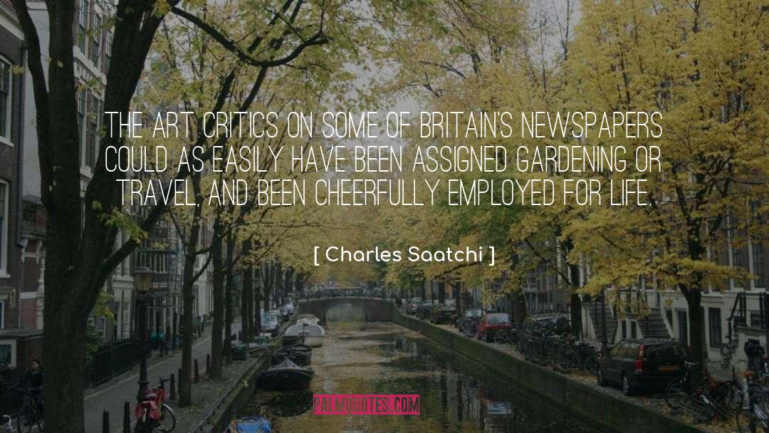 Cheerfully quotes by Charles Saatchi