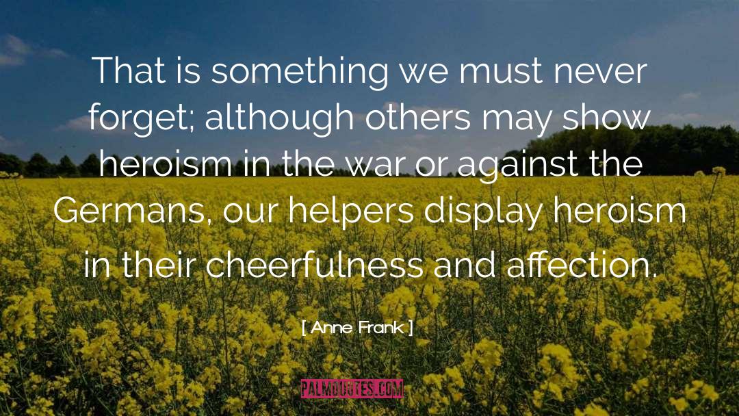 Cheerfulness quotes by Anne Frank