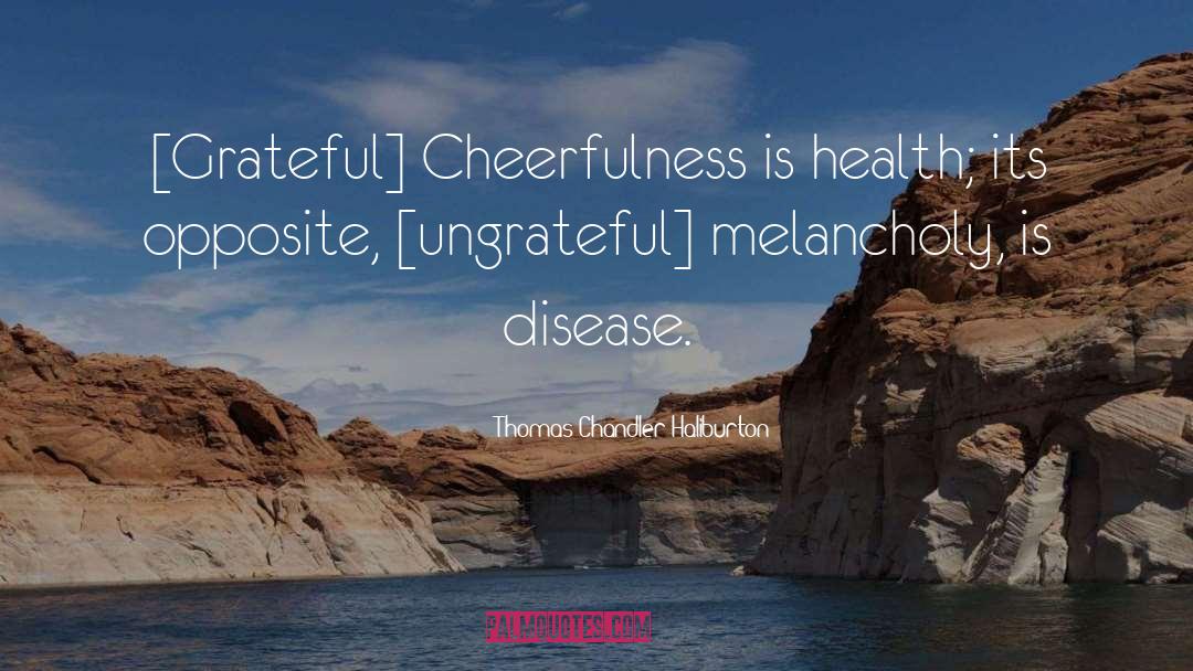 Cheerfulness quotes by Thomas Chandler Haliburton