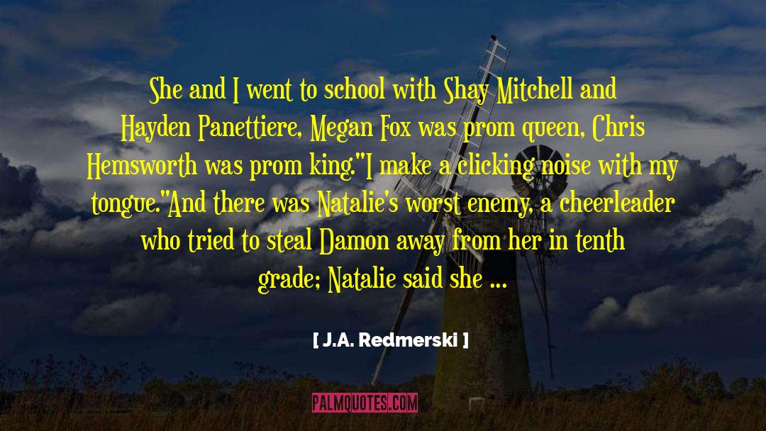 Cheerleader quotes by J.A. Redmerski