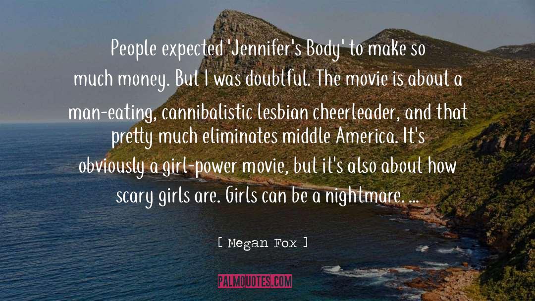 Cheerleader quotes by Megan Fox