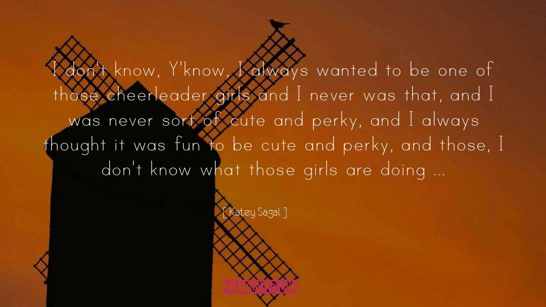 Cheerleader quotes by Katey Sagal