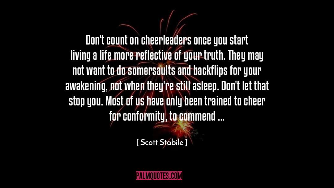 Cheerleader quotes by Scott Stabile