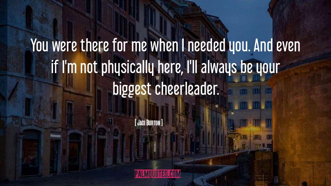 Cheerleader quotes by Jaci Burton