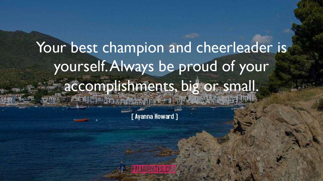 Cheerleader quotes by Ayanna Howard