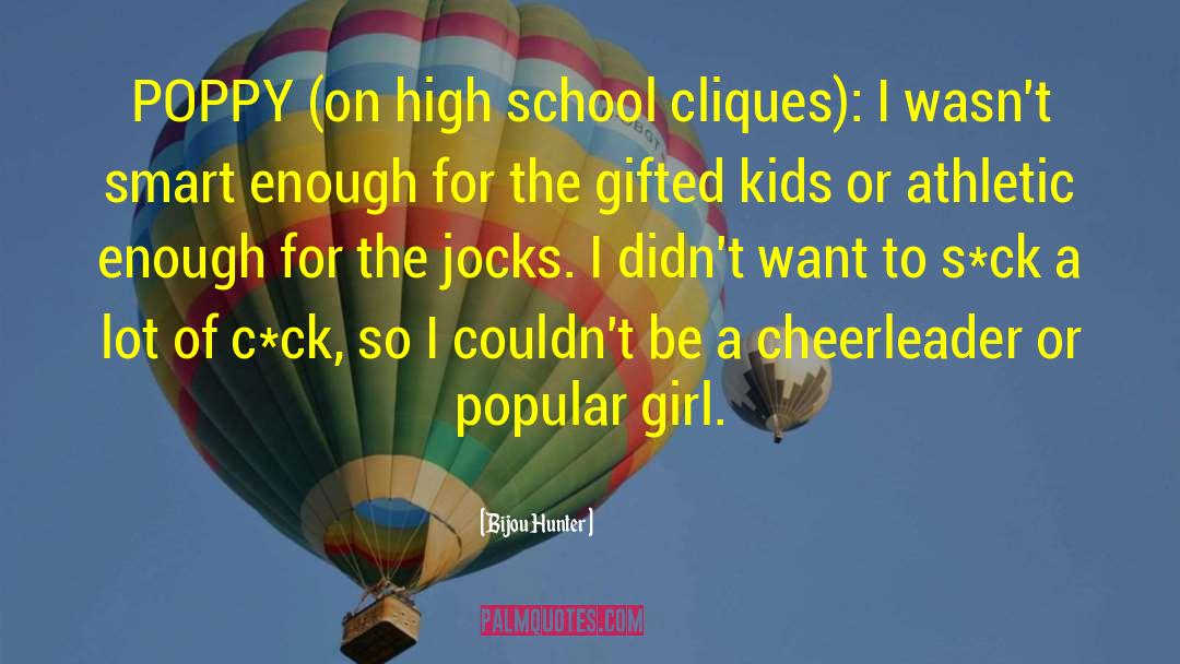 Cheerleader quotes by Bijou Hunter