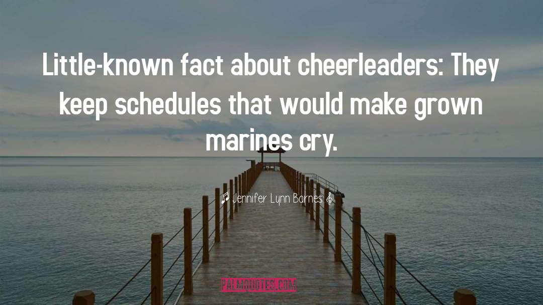 Cheerleaders quotes by Jennifer Lynn Barnes