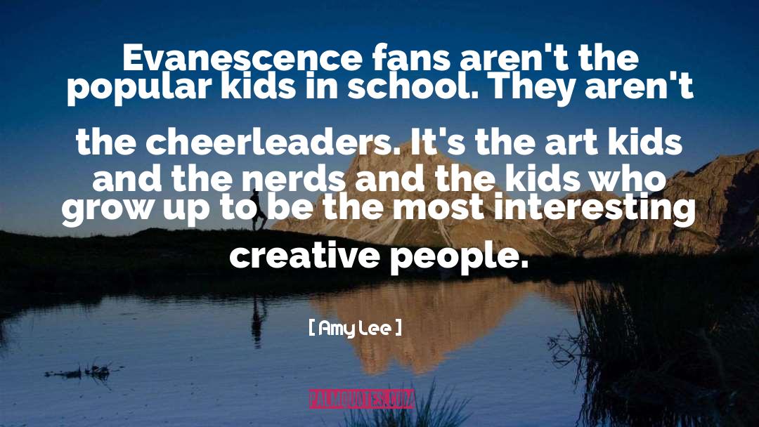 Cheerleaders quotes by Amy Lee