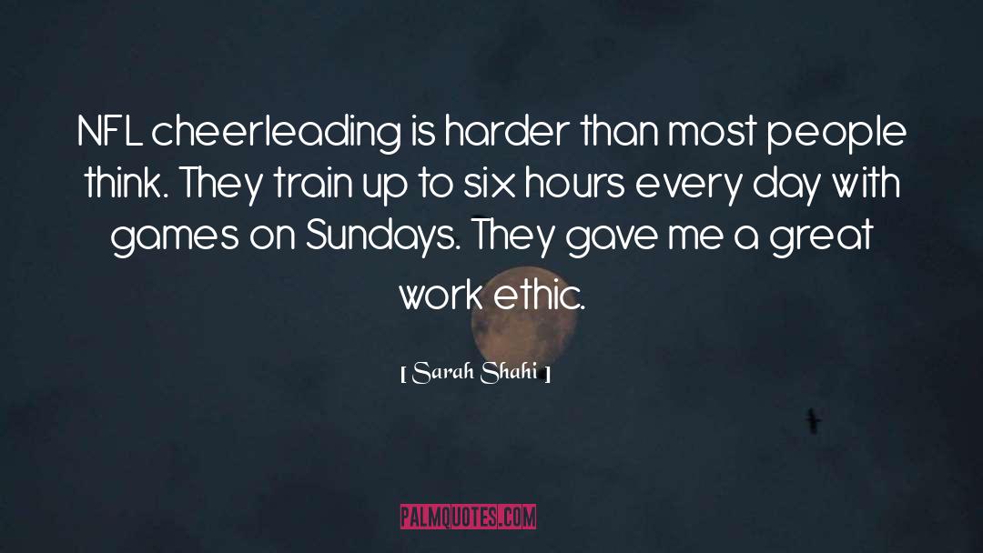Cheerleading quotes by Sarah Shahi