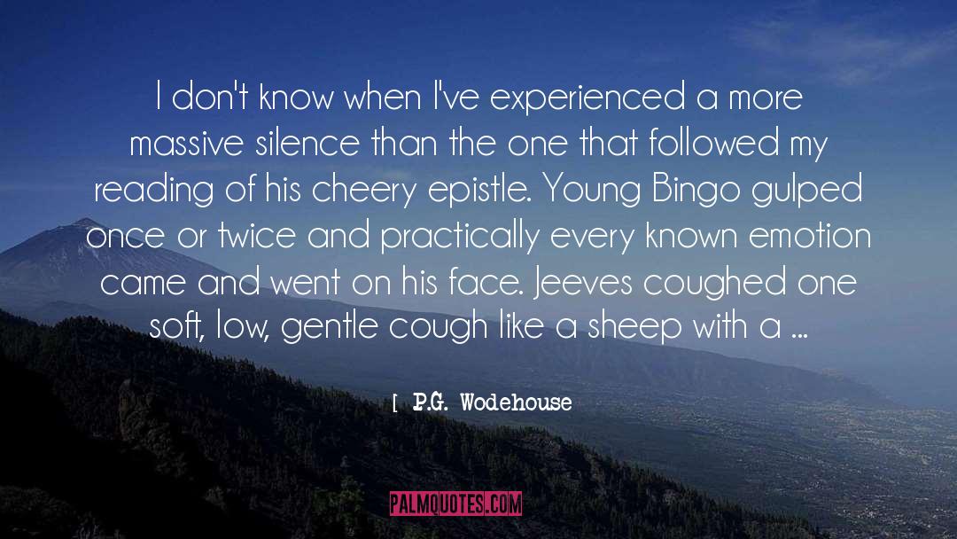 Cheery quotes by P.G. Wodehouse