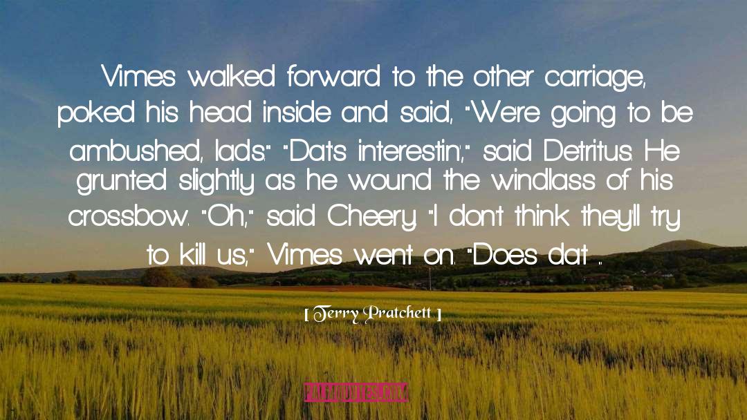 Cheery quotes by Terry Pratchett