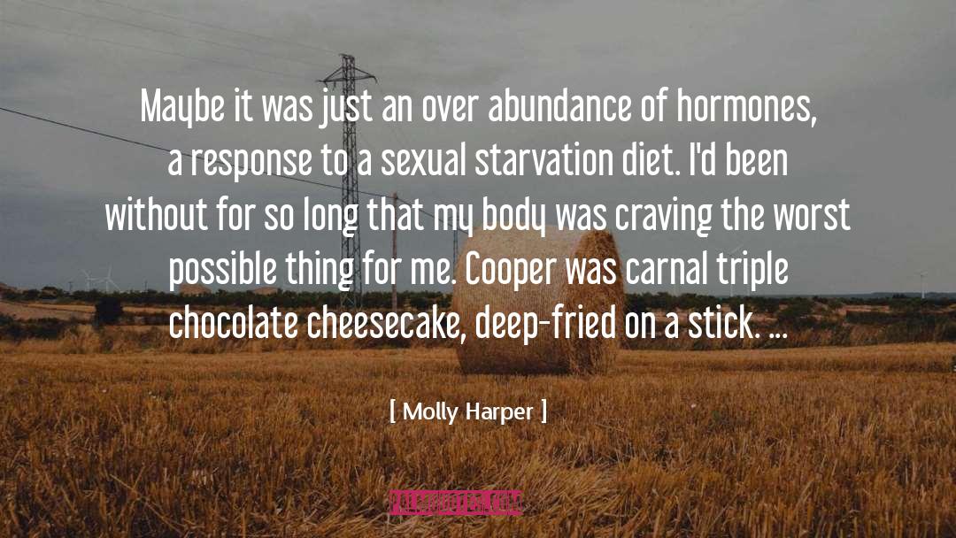 Cheesecake quotes by Molly Harper