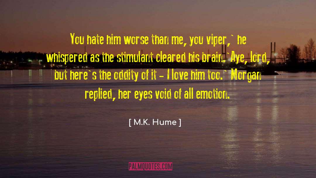 Cheesy Love quotes by M.K. Hume