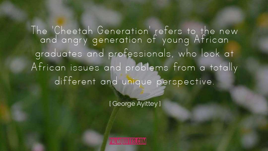 Cheetah quotes by George Ayittey