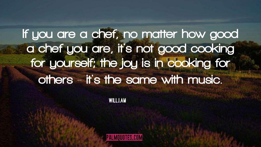 Chef Ferraro quotes by Will.i.am