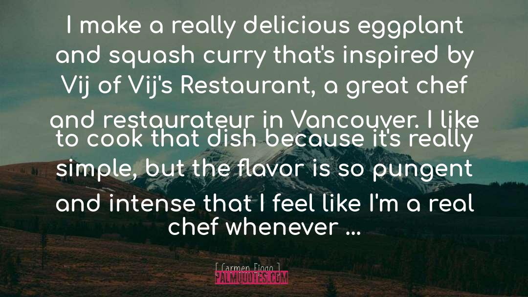 Chef quotes by Carmen Ejogo