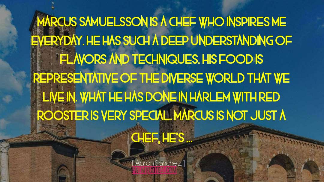 Chef quotes by Aaron Sanchez